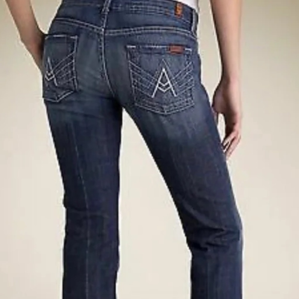 “A” Pocket Seven for all mankind bootcut flare size 28x32 inseam